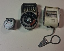 Weston Master IV, Yashica And Gossen Sixon Light Meters