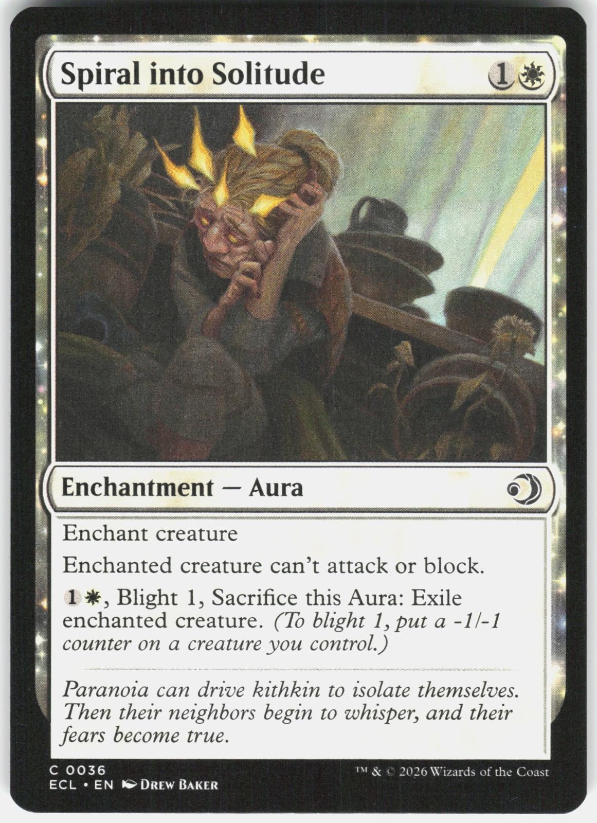 Spiral into Solitude 36 Common Lorwyn Eclipsed Magic: The Gathering Near Mint