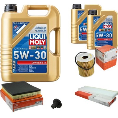 MAHLE Inspektionspaket 7 L Liqui Moly Longlife III 5W-30 für MINI Mini Cooper