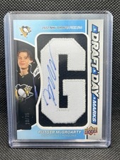 Rutger McGroarty 2025-26 SP Game Used #DDM-RM Draft Day Marks  