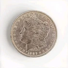 1886 P Morgan Silver Dollar $1 Choice UNC BU VAM-1A (Top 100) Line In 6