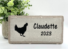 Chicken Memorial - Personalized Pet Memorial Stone - Chicken Loss sympathy Gift