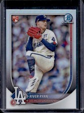 2025 Bowman River Ryan RC Chrome Red Redemption #69 Dodgers Rookie