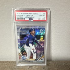 Bowman 2019 Mega Box Chrome Fernando Tatís Jr. #BCP-25 Mojo PSA 10