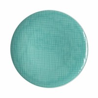 Rosenthal Teller Mesh Colours Aqua Flach, Porzellan, Blau, 30 Cm