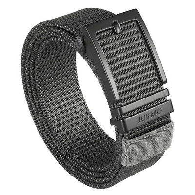 Automatik Gürtel Herren, Nylon Taktischer Ratsche Gürtel Grau, Sfür Taille 34...