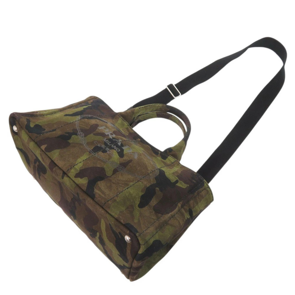 Prada Authentic 2Way Camouflage Pattern Canapa To… - image 5