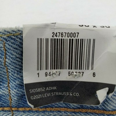 Levi's x Pokemon 551Z Men's Denim Jeans Loose Straight Leg Blue