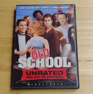 Old School DVD Unrated Widescreen NR Todd Phillips Will Ferrell Luke Wilson
