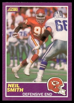 1989 Score Supplemental Neil Smith Rookie #407S