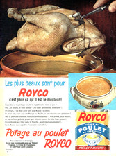 Publicité Advertising 0925 1956   Royco potage au poulet vermicelle