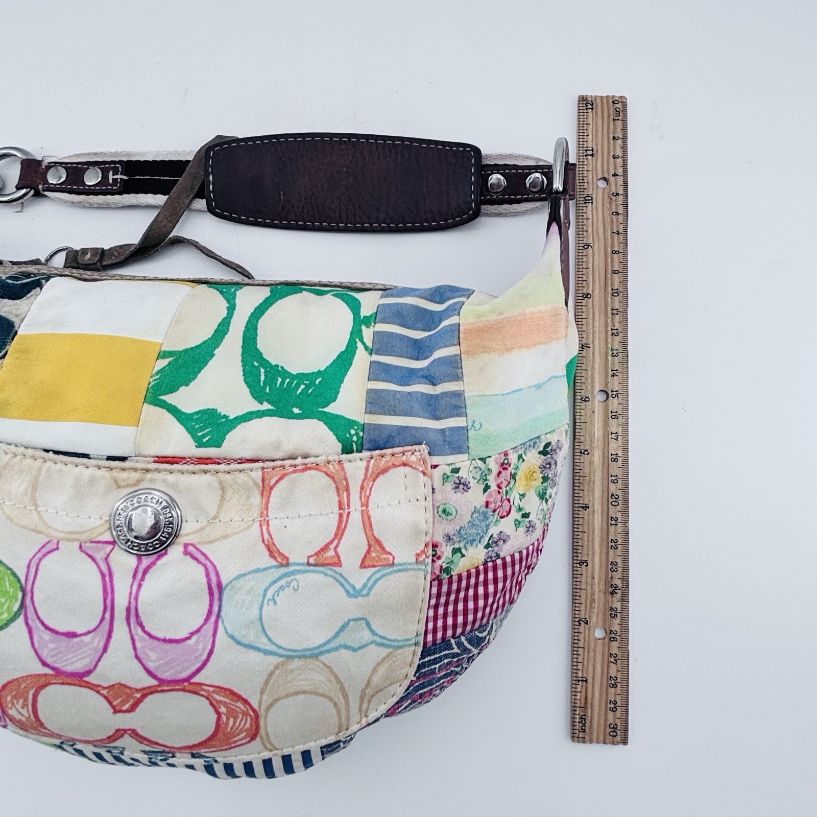 Coach Hampton Patchwork Multicolor Y2K Patchwork … - image 13