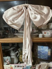 20   Coquette Satin Oversized Hair Bow Clip   Ribbon with Long Tail, Slide Clip