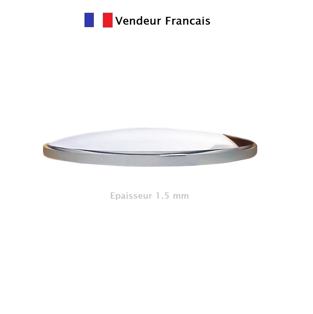 Verre Minéral Pour Montre Gousset – Diamètre 27.5 Mm – Transparent – France