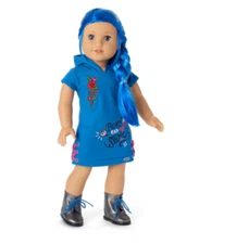 American Girl 18" Truly Me #90 Doll Lt-Medium Skin Blue Hair Blue Eyes