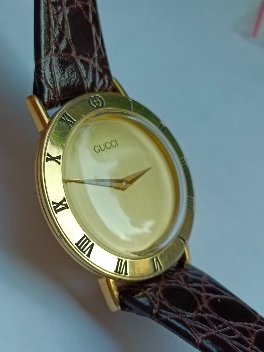 Vintage Gucci 3000.2M Watch Gold Plated Quartz Rare | eBay Vintage Gucci 3000.2M Watch Gold Plated Quartz Rare | eBay