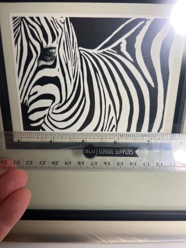 1970’s HTF A Aubrey Bodine Signed Photograph Photo Framed Zebra Decor Christmas - Picture 14 of 15