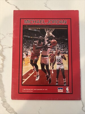 MICHAEL AIR JORDAN VINTAGE 1989 STARLINE FOLDER CHICAGO