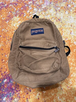 Jansport Corduroy Half Pint Mini Backpack Unisex Tan