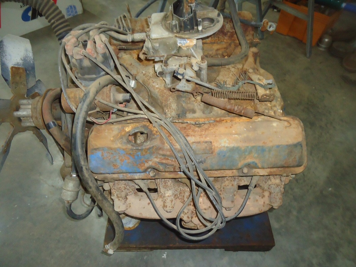 1974 FORD F600 FT 330 MEDIUM DUTY ENGINE CORE FT FE CX Scratch | eBay