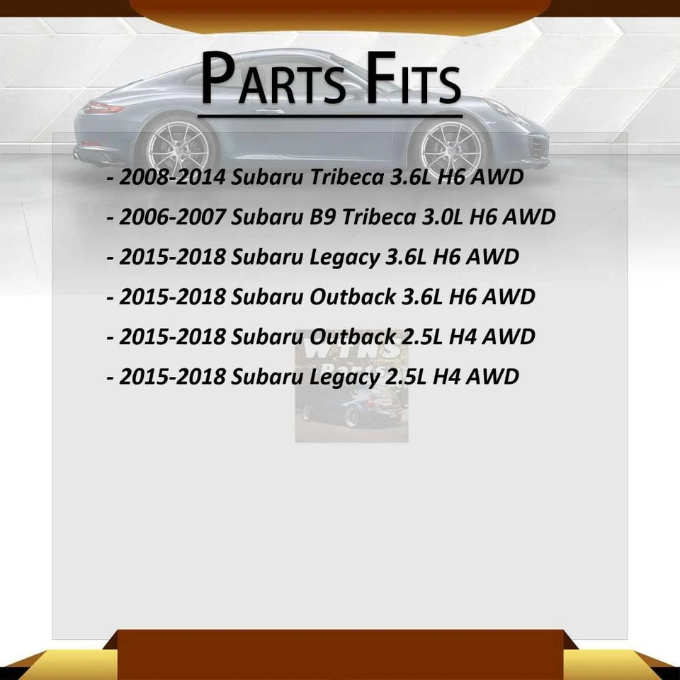 Conjunto de cojinete y buje de rueda delantera para Subaru B9 Tribeca Timken 2006 2007 Foto 2 de 4