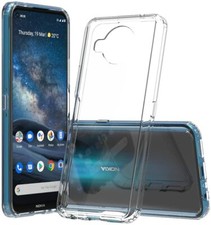 Image of Nokia 8.3 5G Phone Case Crystal Clear Protective Cover Hard Back Acrylic Shell