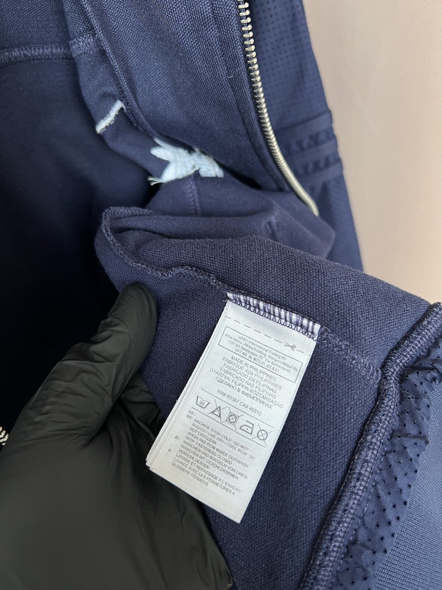 Adidas Vespa Jacket Mens Size M Navy Blue Tracksuit Full Zip Adidas Vespa Jacket Mens Size M Navy Blue Tracksuit Full Zip