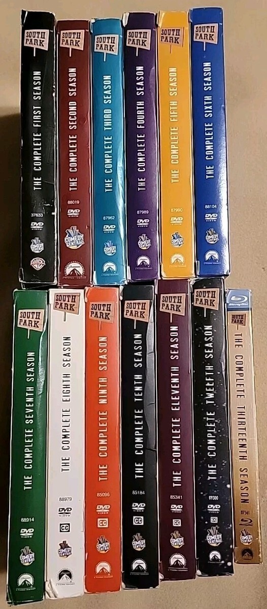 South Park DVD LOT Complete Seasons 1-13 1 2 3 4 5 6 7 8 9 South Park DVD LOT Complete Seasons 1-13 1 2 3 4 5 6 7 8 9