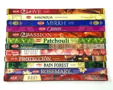 HEM Incense Assorted Best Sellers #1 Bulk Lot 12 Pack x 8 Sticks = 96 Mixed 