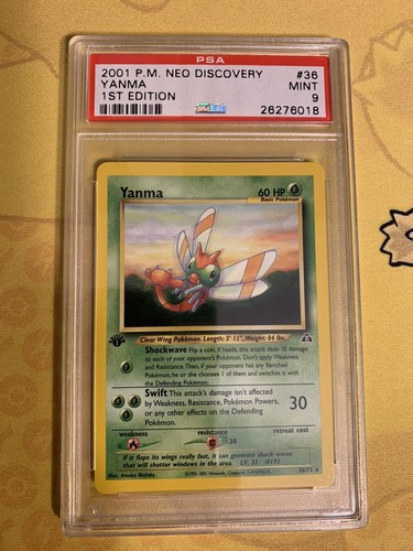 Yanma (1st Edition) graded PSA 9 for sale on eBay