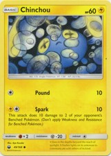 Chinchou - 49/168 - Common - Pokemon Celestial Storm