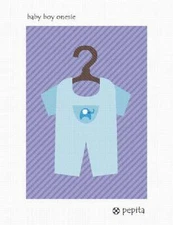 Baby Boy Outfit Needlepoint Kit or Canvas