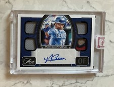 2022 Panini Three and Two Andrew Benintendi Quad Patch Auto Relic /7 #QJA-AB