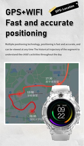Smart Watches Child Anti-Lost 4G Video Camera Smartwatch Kids Location Track SOS - 第 5/14 張圖片