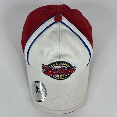 Little League World Series 2007 Hat Cap White Red Strapback  display picture 3