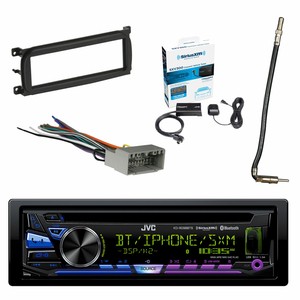 JVC Stereo, Bluetooth w/Radio Tuner, Dash Kit, Antenna ... jvc wiring harness adaptors bmw 