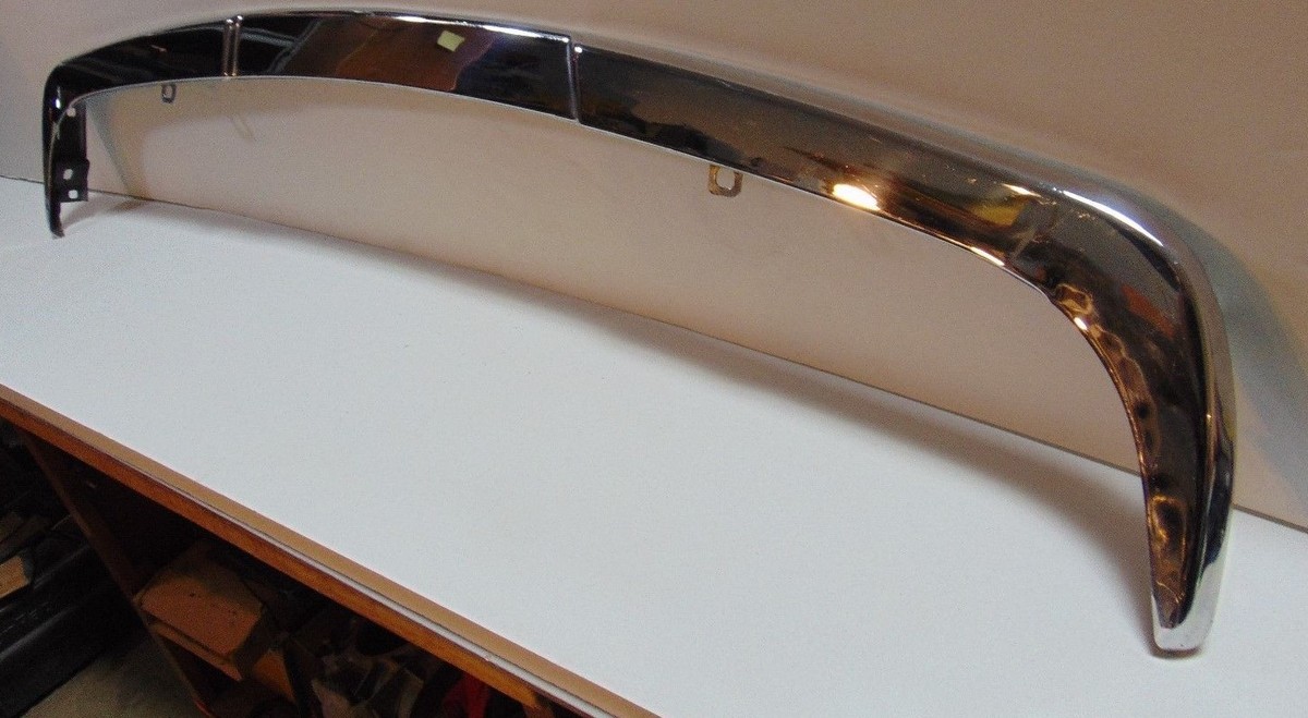 NOS 1982-87 Jaguar XJ6 Front Chrome Bumper Face Bar Blade Cover