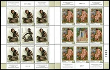 1401 SERBIA 2019 - Museum Exhibits-Renoir-Roksandic - Sculptor - MNH Mini Sheet