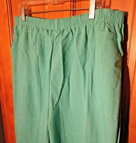 Lane Bryant Ladies Pants Size 26 Green NWT - Picture 2 of 9