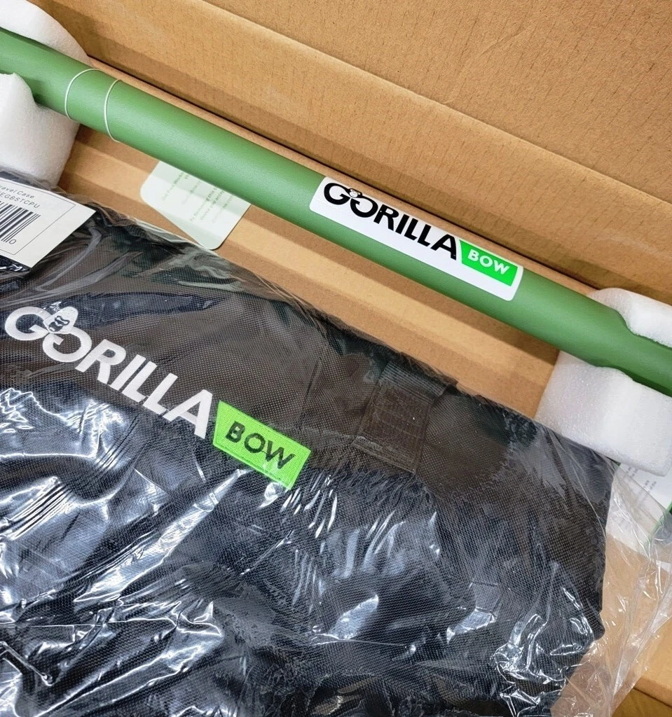 NEW Gorilla Bow Home Gym Resistance Bands and Bar System Exercise Kit Full Body