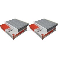 2X Mahle Knecht Filter Innenraumluft Pollenfilter Innenraumfilter LAK 811