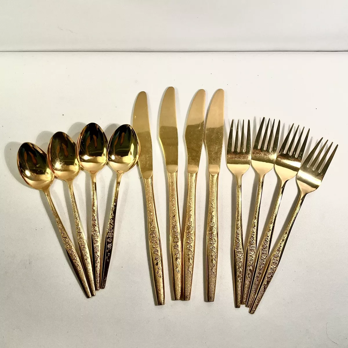 Vintage gold shop silverware