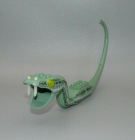 Rare Lego Basilisk Snake glow dark fangs complete minifigure Harry Potter 4730