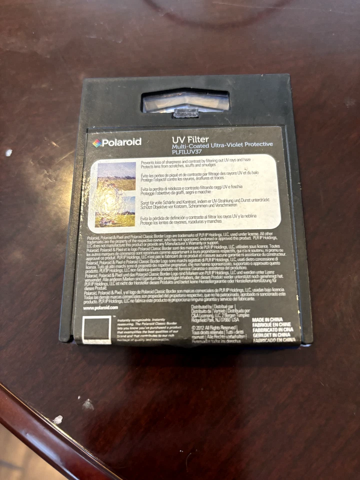 Polaroid 37mm UV Filter PLFILUV37 Ultra Violet Protection Lens Glass - Image 4 of 4