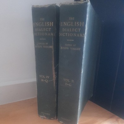 The English dialect dictionary Being the complete vocabulary of.. J Wright 1923