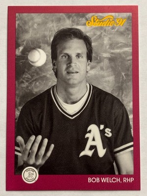 1991 Studio #110 Bob Welch Oakland Athletics