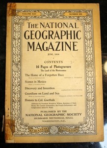 National Geographic Magazine June 1914