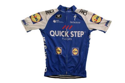 Vintage Radtrikot Vermarc Quick Step Peugeot Lidl Latexco