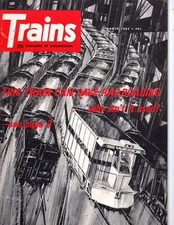 TRAINS MAGAZINE - MARCH 1965