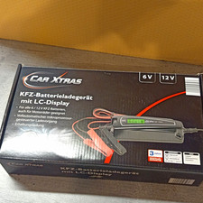 Car Xtras KFZ Batterie Ladegerät mit LCD Display Vollautomatisch KFZ Motorrad
